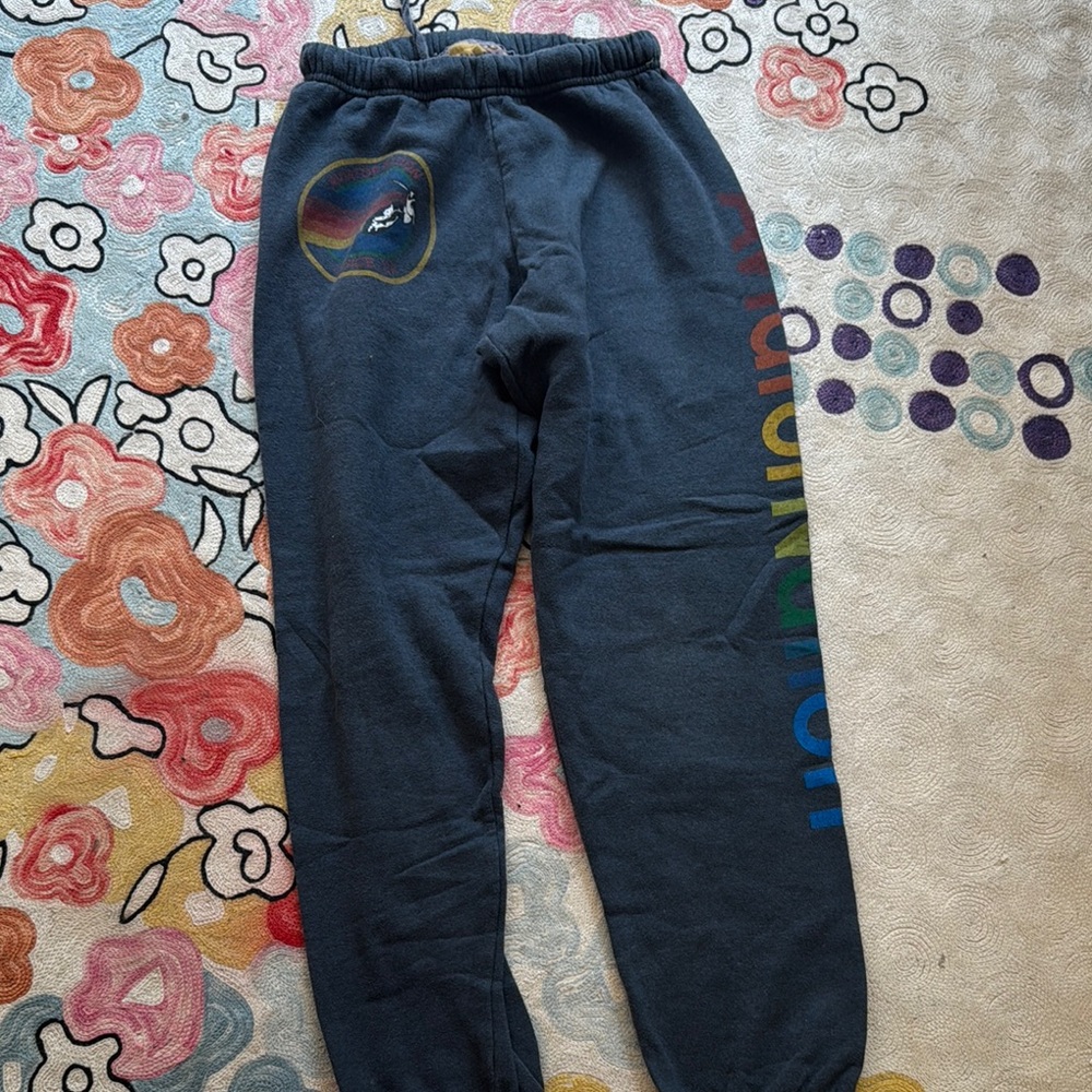 Aviator Nation Blue Joggers with Venice california size xs